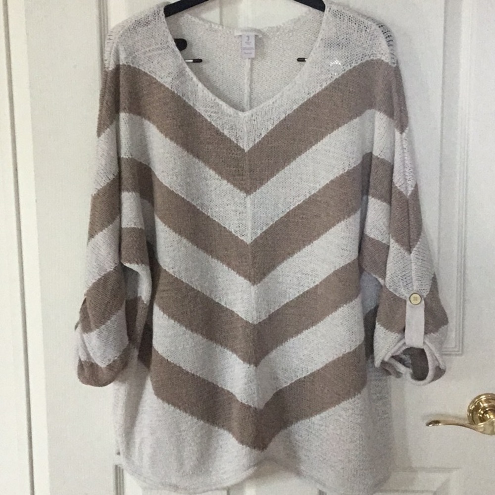 Chico’s light sweater - size 3